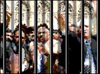 وکلاء احتجاج مصور کی آنکھ سے 