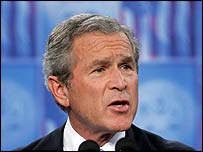 جورج بوش رئيس جمهور آمريکا