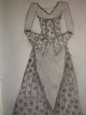 Old fashioned dress