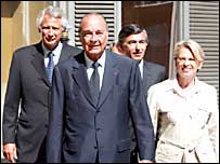 Jacques Chirac ve bakanlar