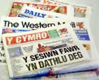 papurau cenedlaethol Cymru ar hyn o bryd
