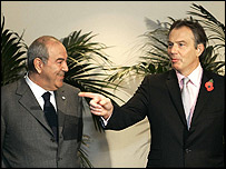 Ajád Aláví s Tonym Blairem
