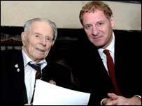 Harry Patch and Andrew Motion