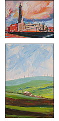 montage of David's work