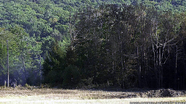 Lugar donde se estrelló el vuelo No.93 de United Airlines