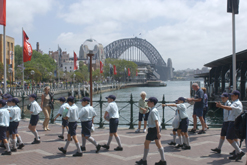School trip to Sydney Harbour