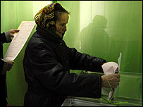 رای دهندگان در کيف