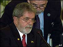 O presidente Luiz Inácio Lula da Silva