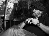 Kane Cunningham in his Scarborough studio