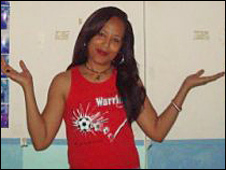 Trinidadian football fan Denise Hernandez