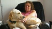 Sally and her canine partner Harmony.
