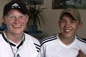 Karl and Daniel want a place to practive their jumps and grinds...