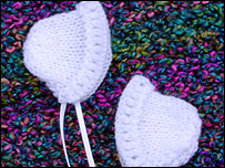 Tiny Knitted Bonnet