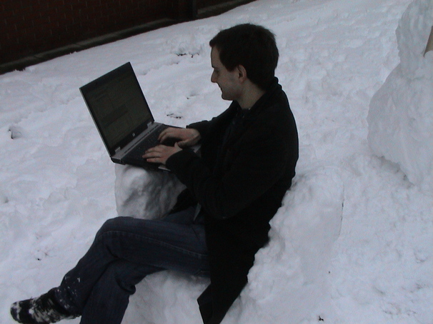 Mobile working in the Snow Lounge