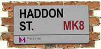 Haddon Street sign