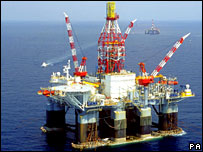 Plataforma de petróleo no Golfo do México