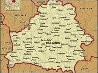 Карта Білорусі