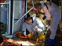 پليس در محل حادثه 