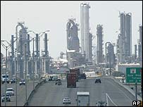 Refinaria de petróleo no Texas