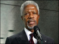 Secretário-geral da ONU, Kofi Annan