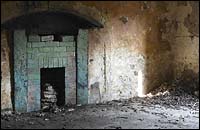 Interior view of derelict room at Cowside