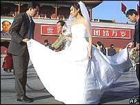 Một đám cưới trước Thiên An Môn, Bắc Kinh