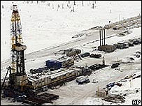 Campo de petróleo na Sibéria