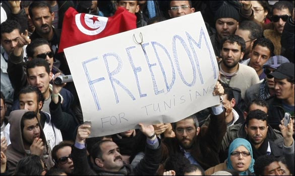 Cách mạng Hoa Nhài đòi tự do ở Tunesia