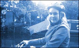 Catie Smith - On her bike!