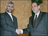 خاویر سولانا و سعید جلیلی