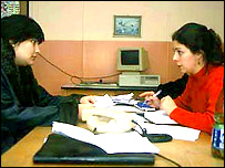 Rozhovor s žadatelkou o azyl v uprchlickém táboře Zastávka u Brna