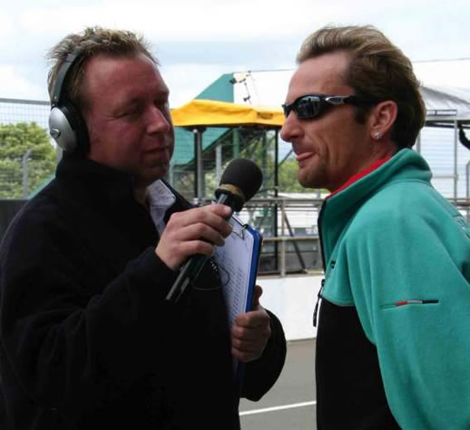 Larry Carter interviews Carl Fogarty