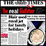 صفحه نخست روزنامه تايمز