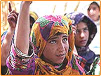 پاکستان کے ایک گاؤں کی ایک طالبہ