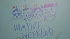 Vampire Weekend leave their mark
