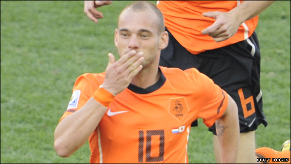 Netherlands playmaker Wesley Sneijder impressed Jack when they faced each other 