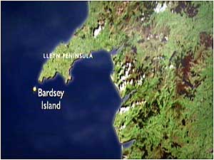 Bardsey Island map