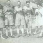 Mr Richards (fifth from left) in Nigeria, the picture was taken on his birthday. Mr Richards (fifth from left) in Nigeria, the picture was taken on his birthday.