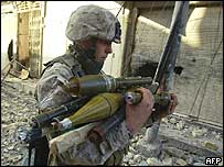 Soldado americano no Iraque