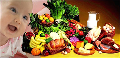 تنوع در غذای طفل