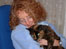 Sue with cat