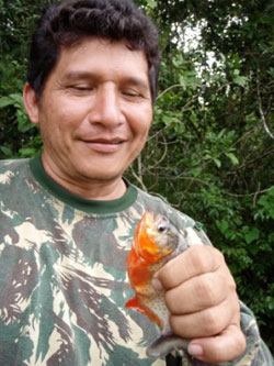 Dudu and his big fish