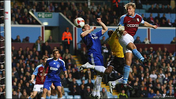 Martin Laursen was a commanding presence in both Villa's and the opposition's penalty areas