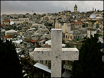 Vista da cidade de Jerusalém 