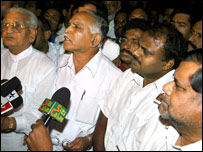 एचडी कुमारस्वामी और अन्य नेता