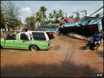 समुद्री तूफ़ान से भारी तबाही