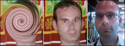 Imagens do suposto pedófilo divulgadas pela polícia