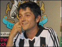 Diego at the press conference