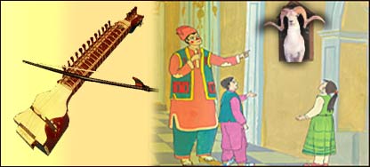 لالو ماما ماشومانو ته د مارکو پولو په اړه معلومات ورکوي