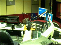 BBC Radio Newcastle studio